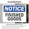 Signmission Finished Goods, 10 in W x Rectangle, Vinyl Decal OS-2PACK-NS-D-710-L-12511 - alternate 5